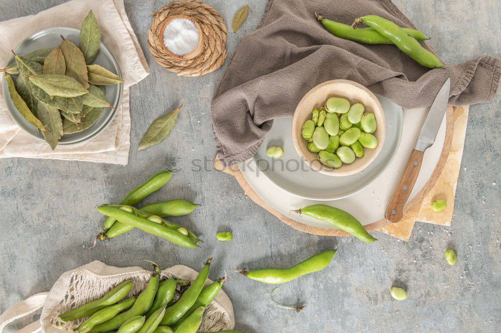 Similar – Image, Stock Photo Fresh asparagus with knife