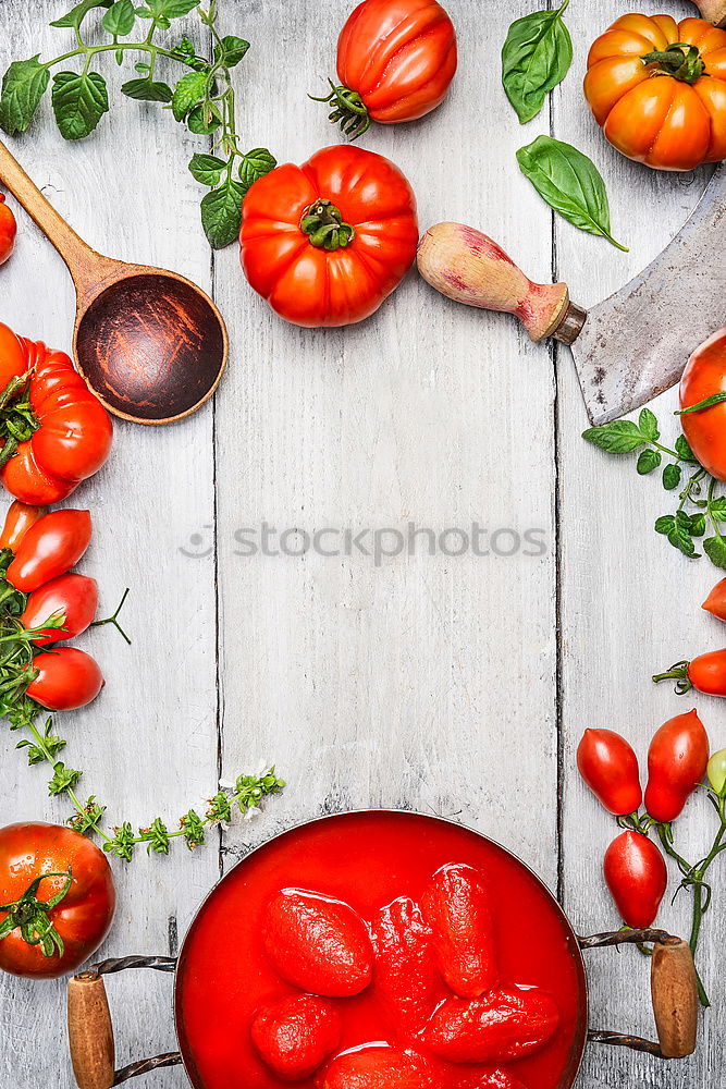 Similar – Image, Stock Photo Organic vegetables and spices for vegetarian cuisine