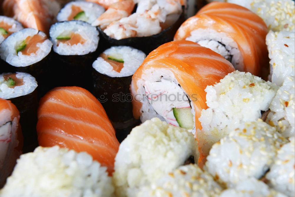 Similar – eat sushi Sushi Fish Rice