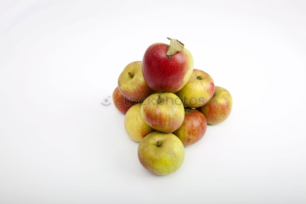 Similar – Image, Stock Photo Still with half apple, pear, walnuts