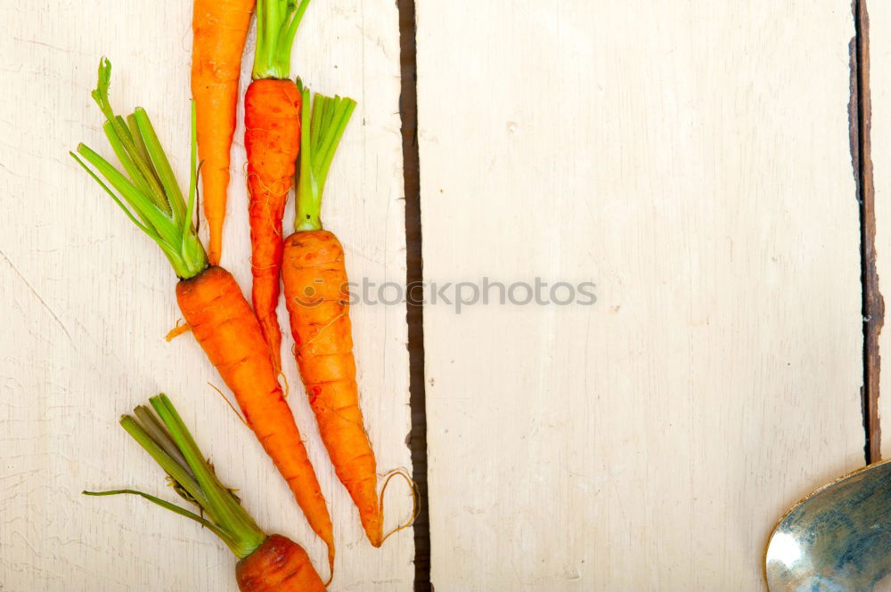 Similar – Image, Stock Photo Gray wooden background with raw vegetables and spices