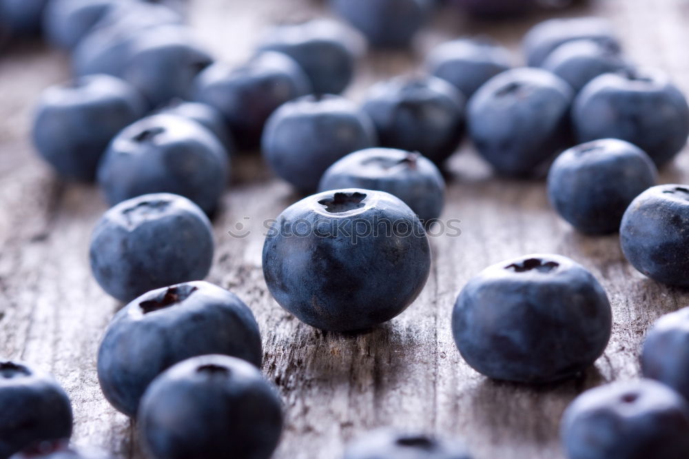 Similar – Image, Stock Photo Freshly gathered blueberries put into ceramic bowl