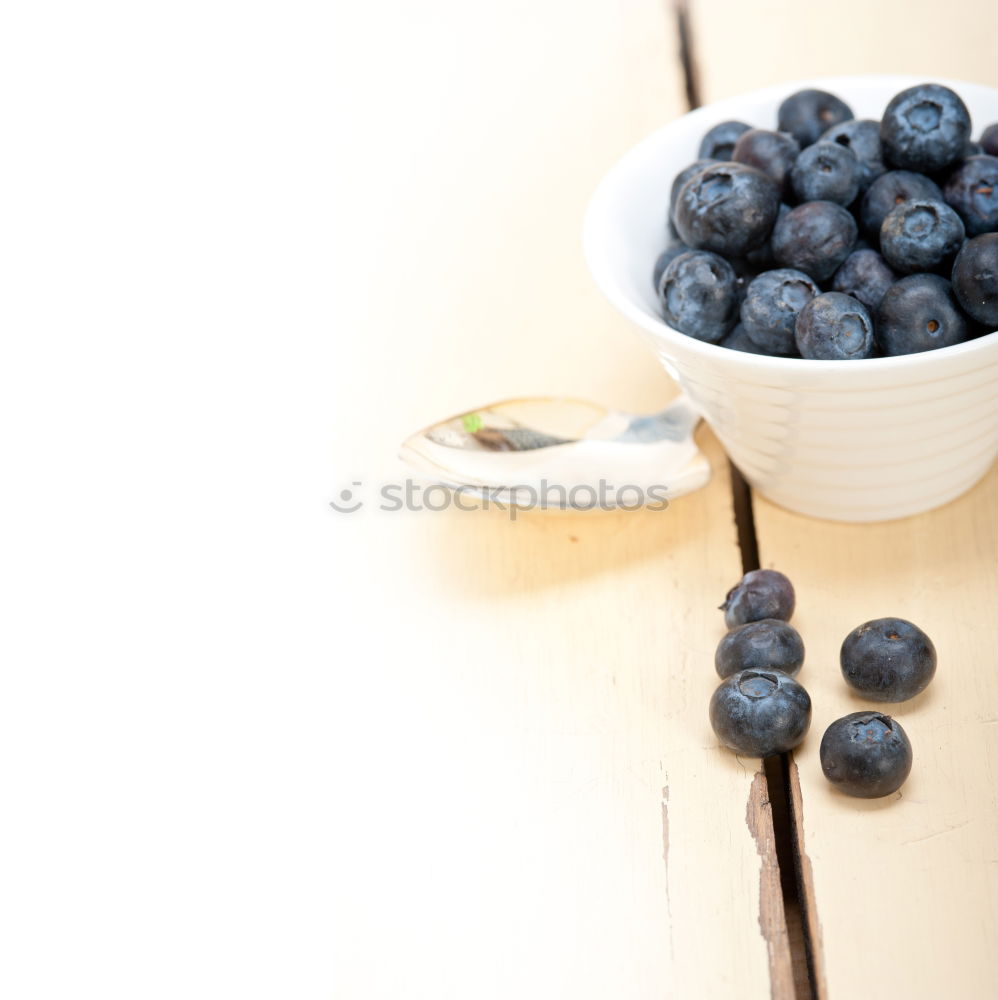 Similar – Top view of organic fresh blueberries