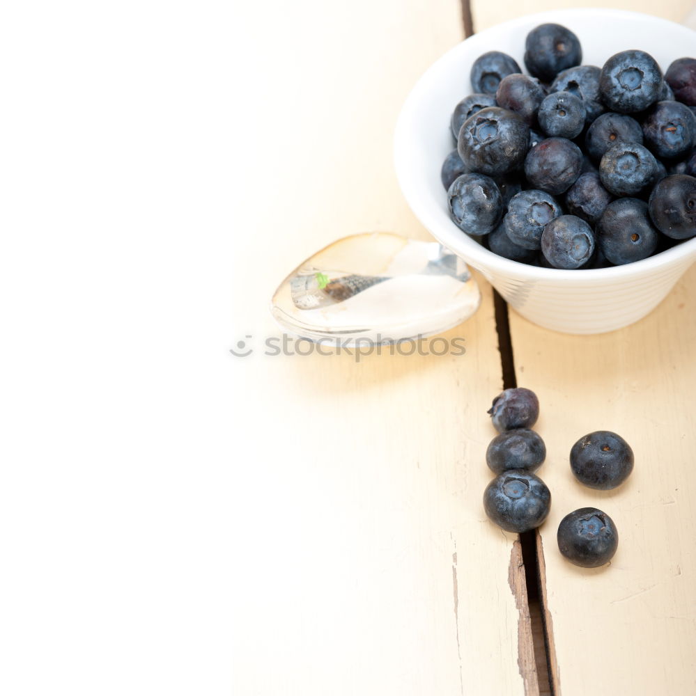 Similar – Top view of organic fresh blueberries