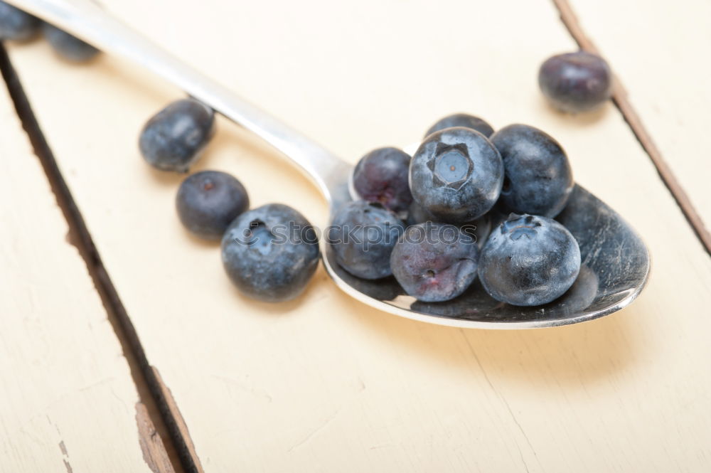 Similar – Top view of organic fresh blueberries