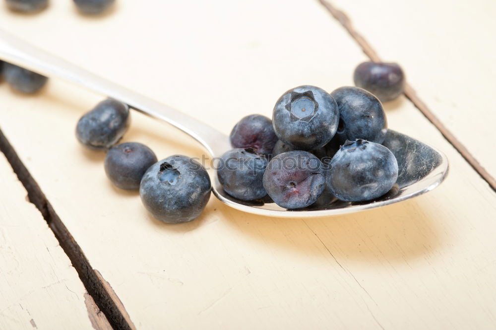 Similar – Top view of organic fresh blueberries