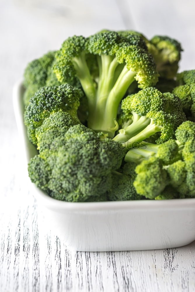 Similar – Image, Stock Photo Prepare broccoli cabbage on chopping board