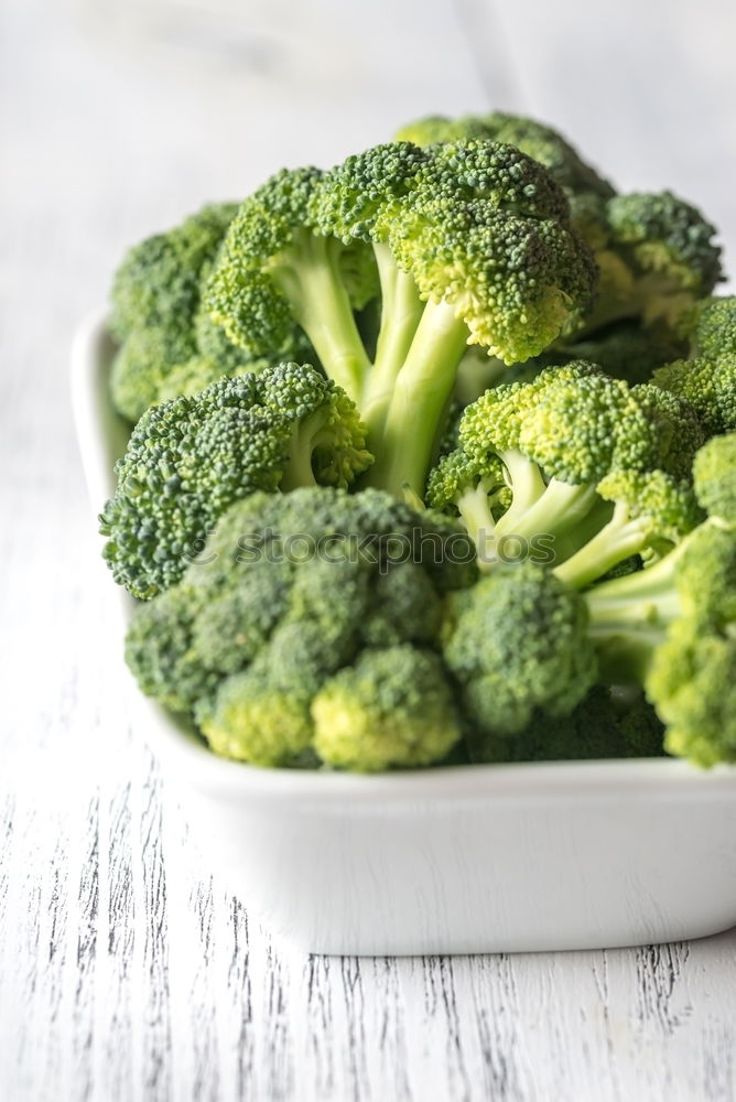 Similar – Image, Stock Photo Prepare broccoli cabbage on chopping board