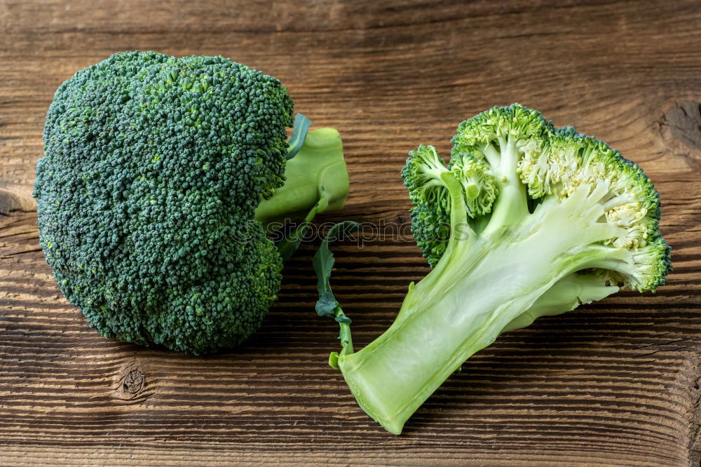 Similar – Image, Stock Photo Prepare broccoli cabbage on chopping board