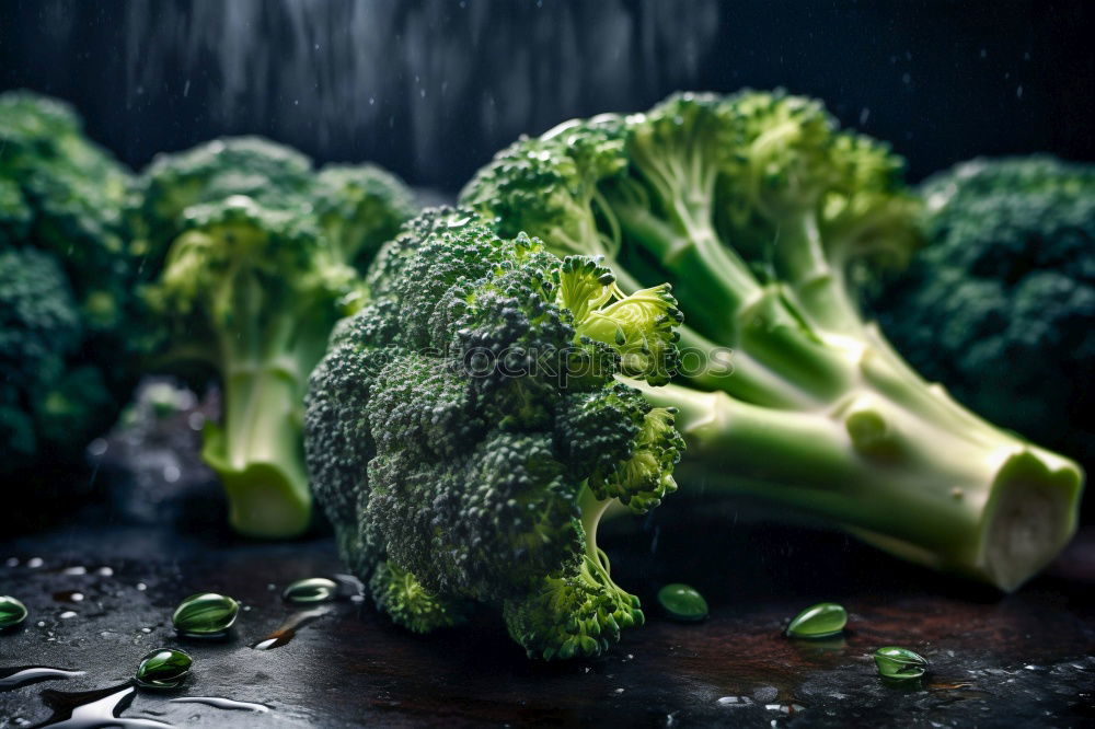 Similar – broccoli in a brown wicker basket