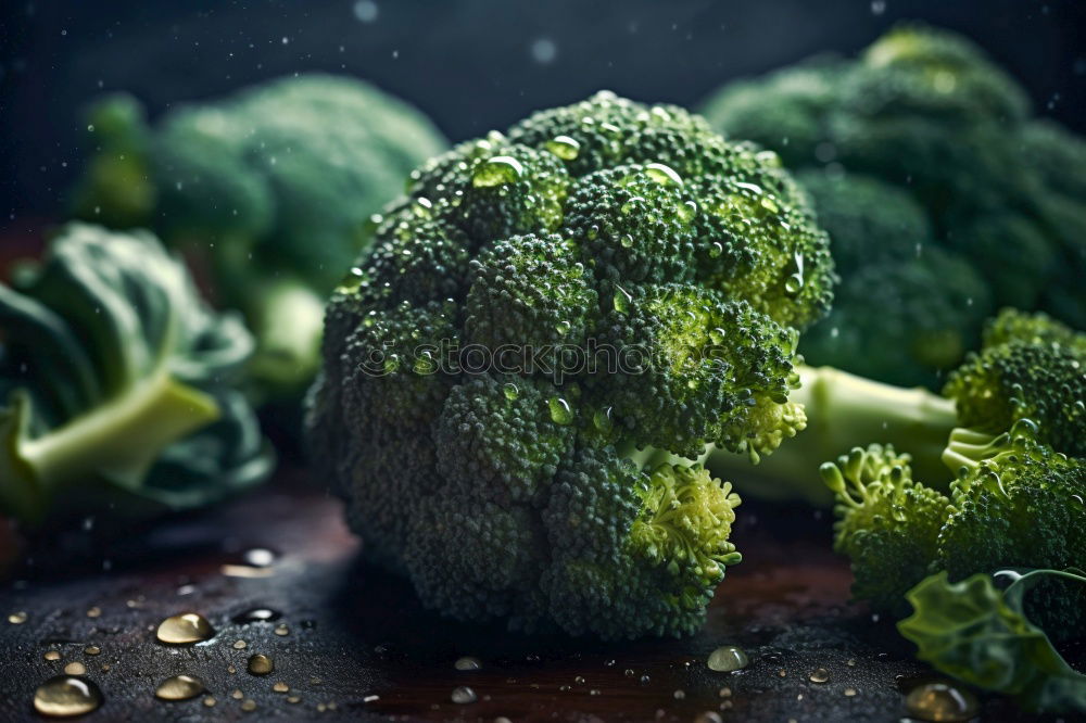 Similar – broccoli in a brown wicker basket