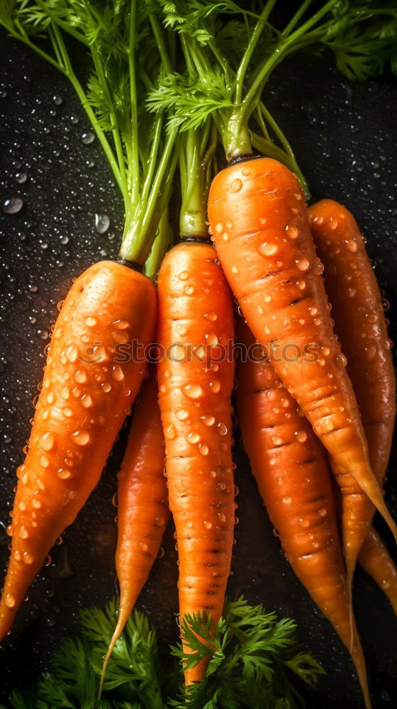 Similar – Sliced carrots on a chopping board