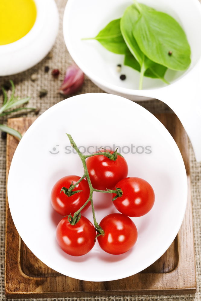 Similar – Image, Stock Photo Colorful tomatoes in enamel bowls