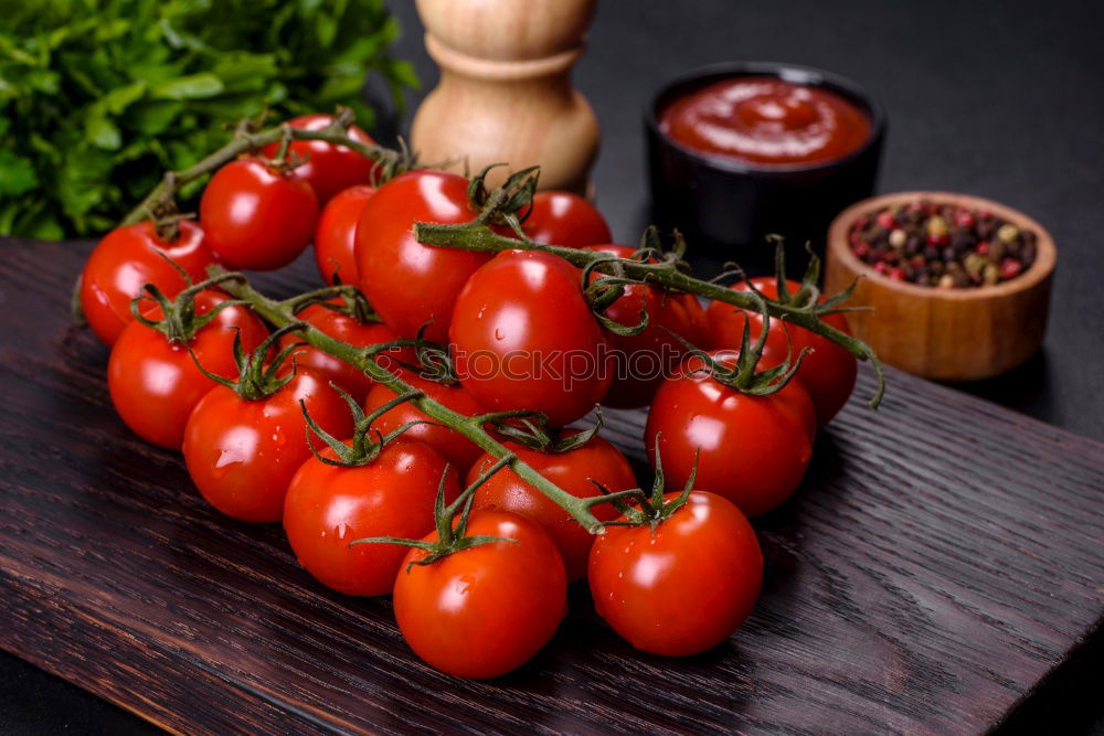 Similar – Image, Stock Photo Whole wheat pasta, vegetables, herbs and olive oil