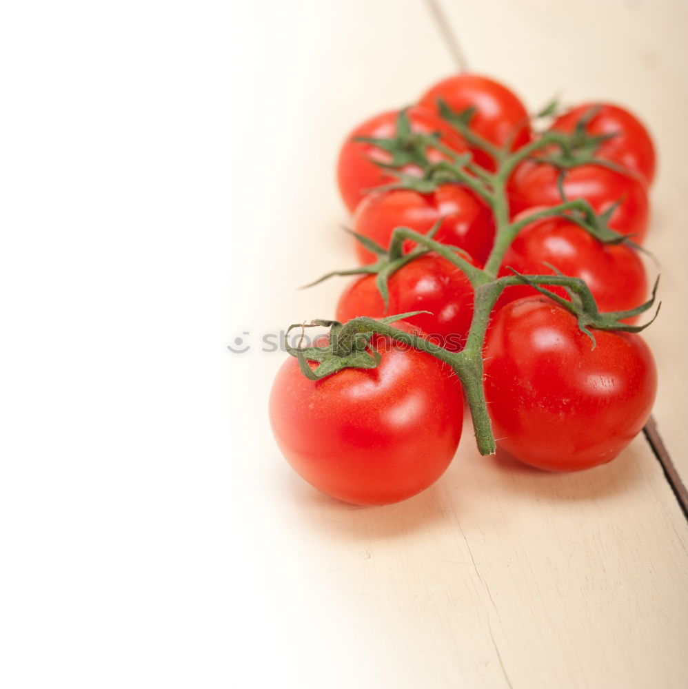 Similar – Image, Stock Photo Close-up of fresh, ripe tomatoes on wood background