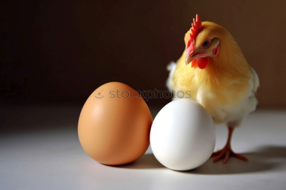 Similar – Image, Stock Photo Organic egg in straw Food