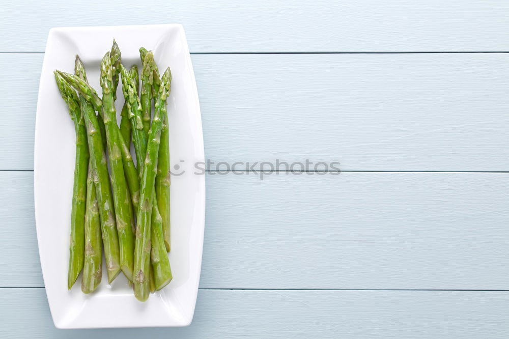 Similar – Image, Stock Photo Green asparagus with knife