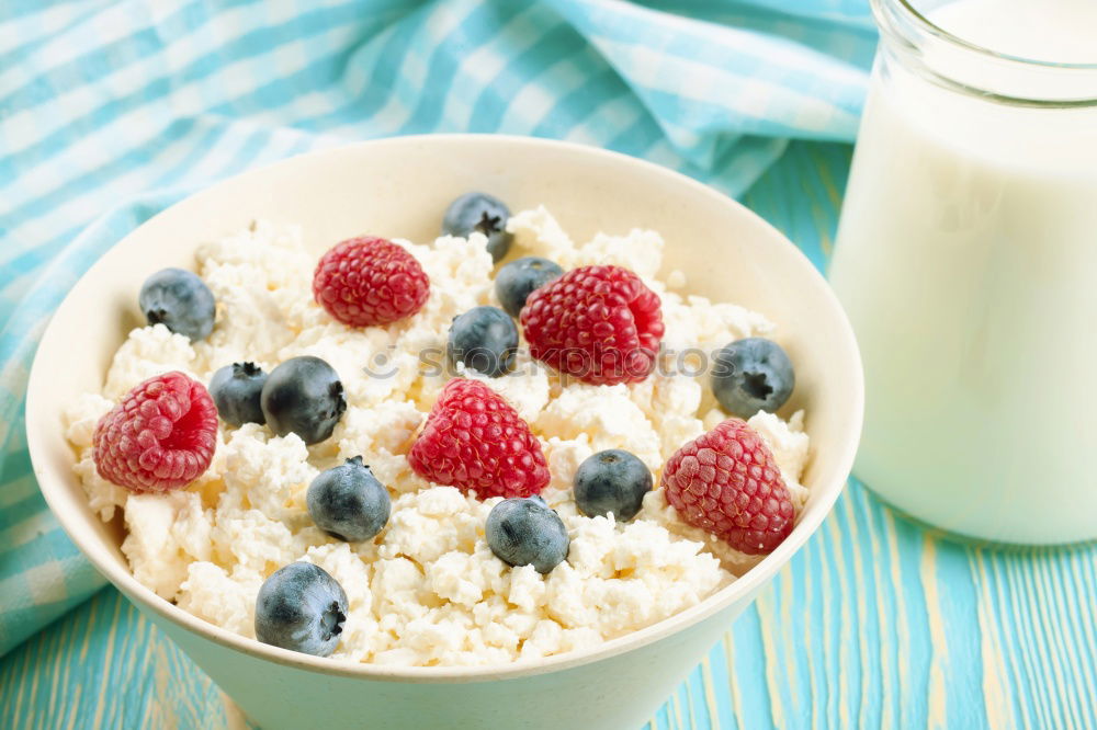 Similar – Image, Stock Photo Cornflakes in a bowl Fruit