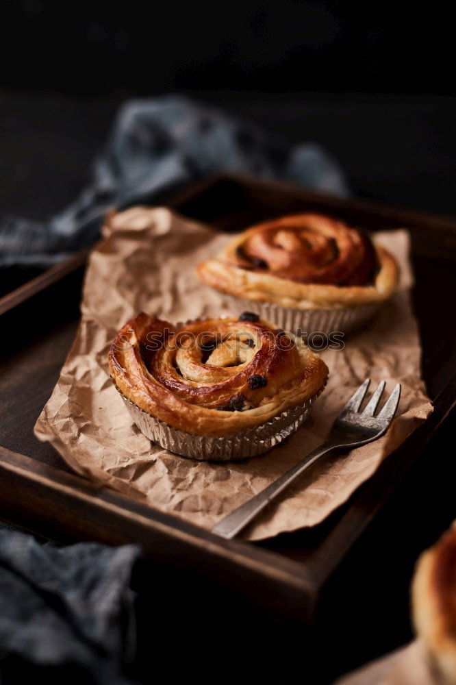 Similar – Image, Stock Photo Cinnamon bun VI Food Grain