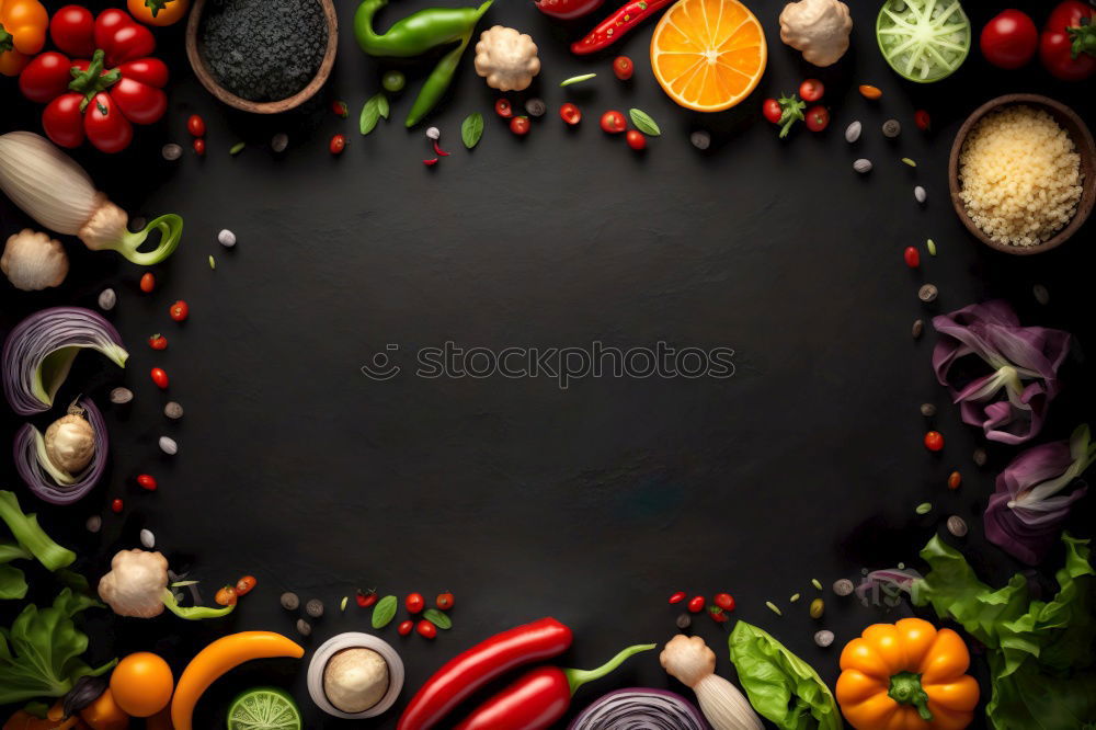 Similar – Image, Stock Photo empty kitchen cutting and fresh red cherry tomatoes