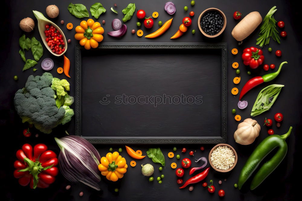 Similar – Image, Stock Photo empty kitchen cutting and fresh red cherry tomatoes