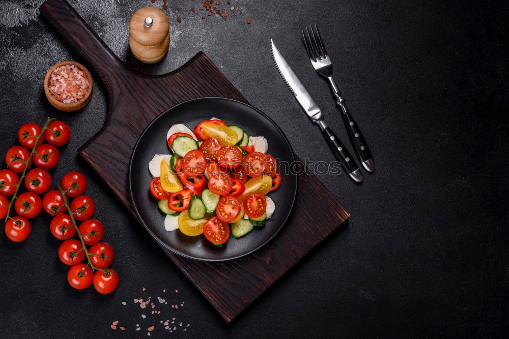 Similar – Fresh tomatoes on wooden table