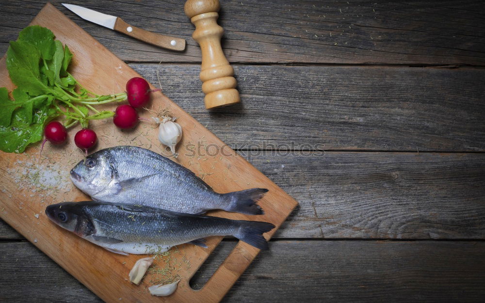 Similar – Fresh mackerel fish with spice