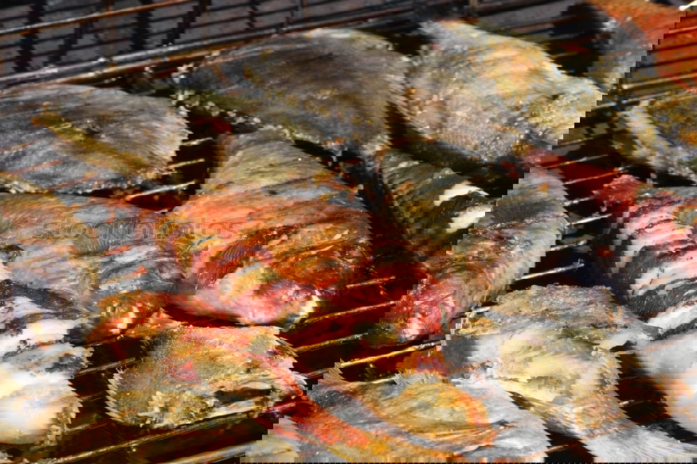 Similar – Image, Stock Photo Fried fish fillet on cast iron pan