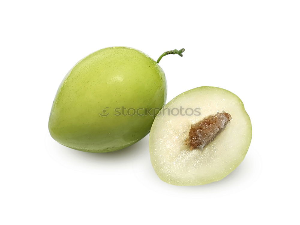 Similar – Image, Stock Photo Jammy pear halves on green