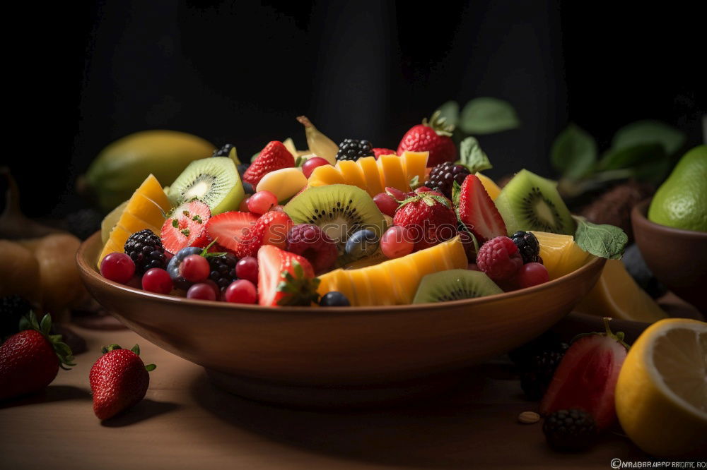 Similar – Image, Stock Photo Fresh vegetables in blue basket, spoon and ingredients