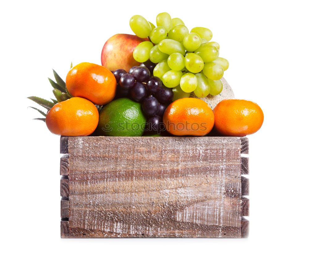 Similar – Mixed fruits on a rustic wooden table