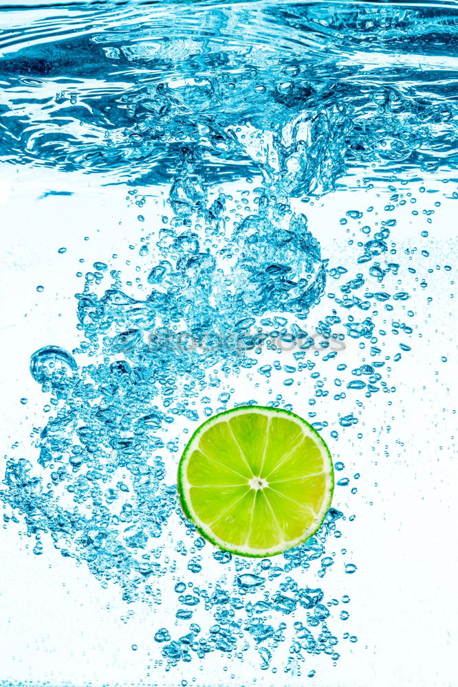 Similar – Image, Stock Photo Jammy lemon half on blue