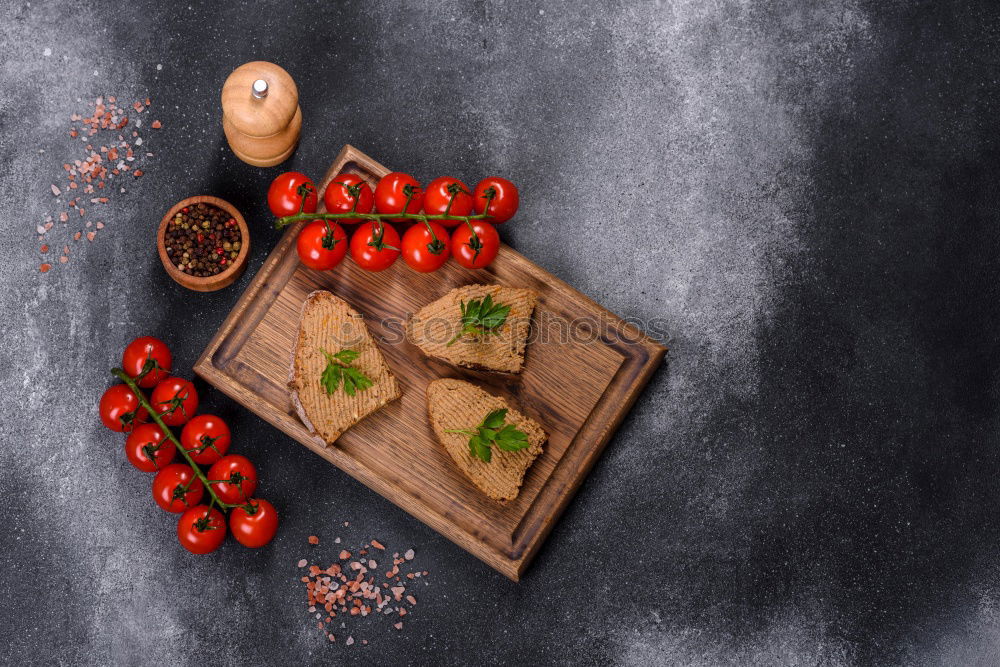 Similar – Fresh tomatoes on wooden table