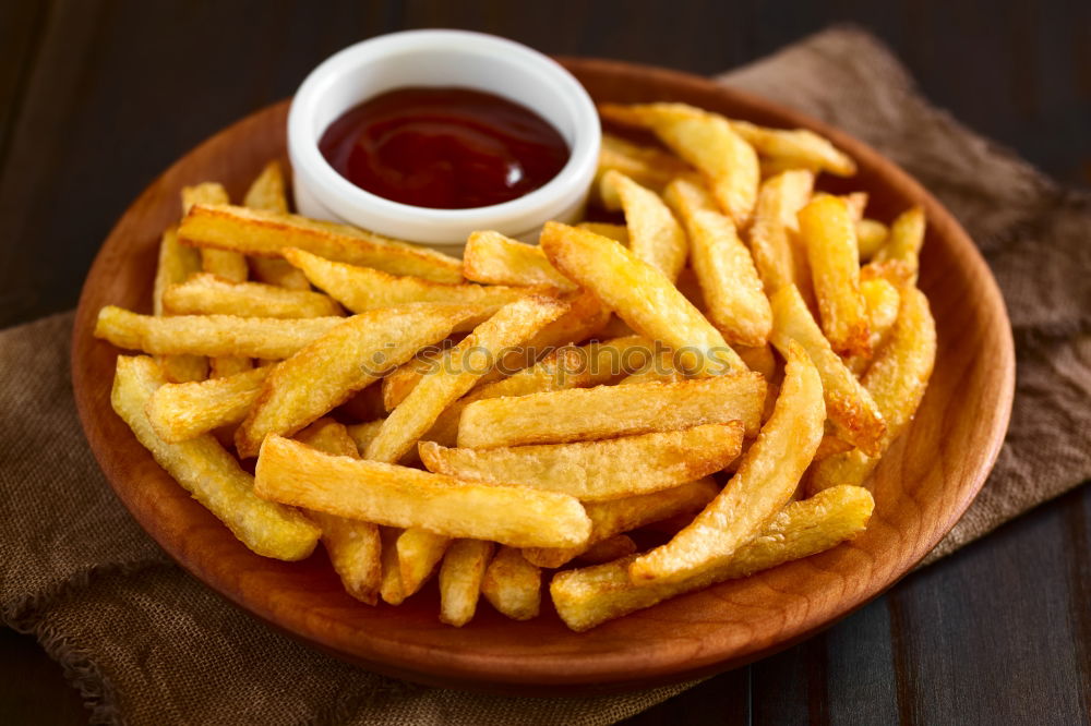 Similar – French fries salad Food