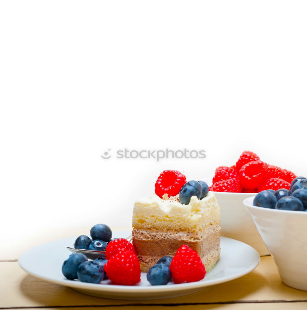 Similar – Pancakes with raspberries and blueberries