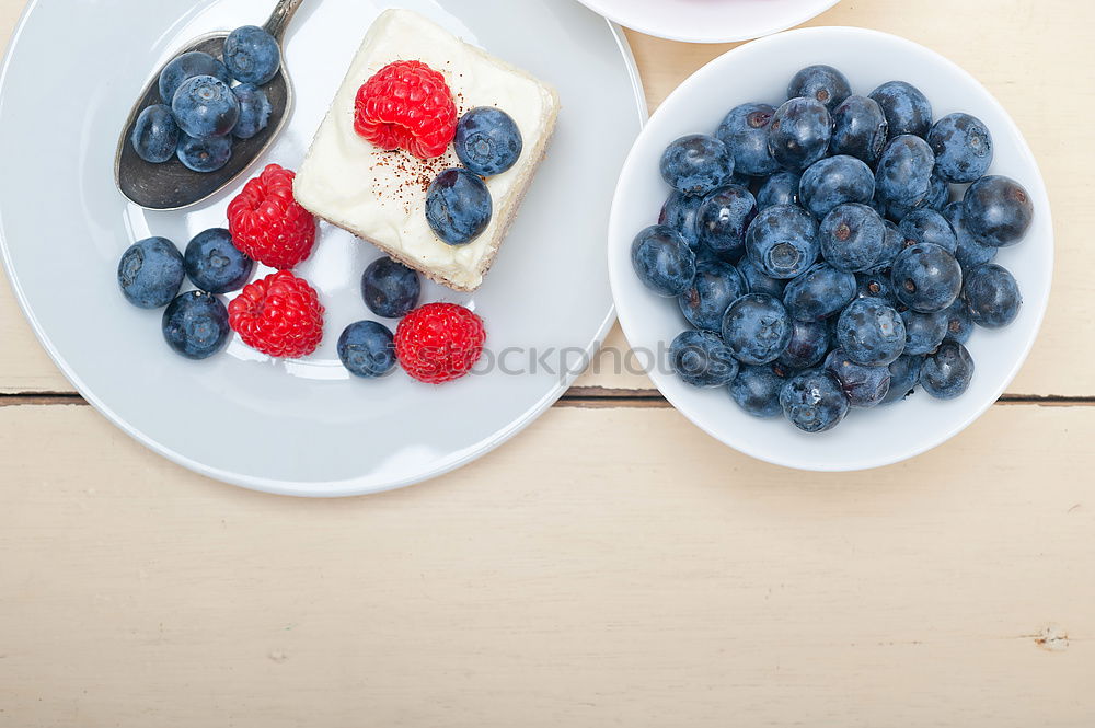 Image, Stock Photo Muesli, fruit and honey