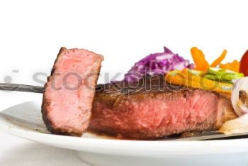 Similar – Image, Stock Photo Beef with asparagus Food