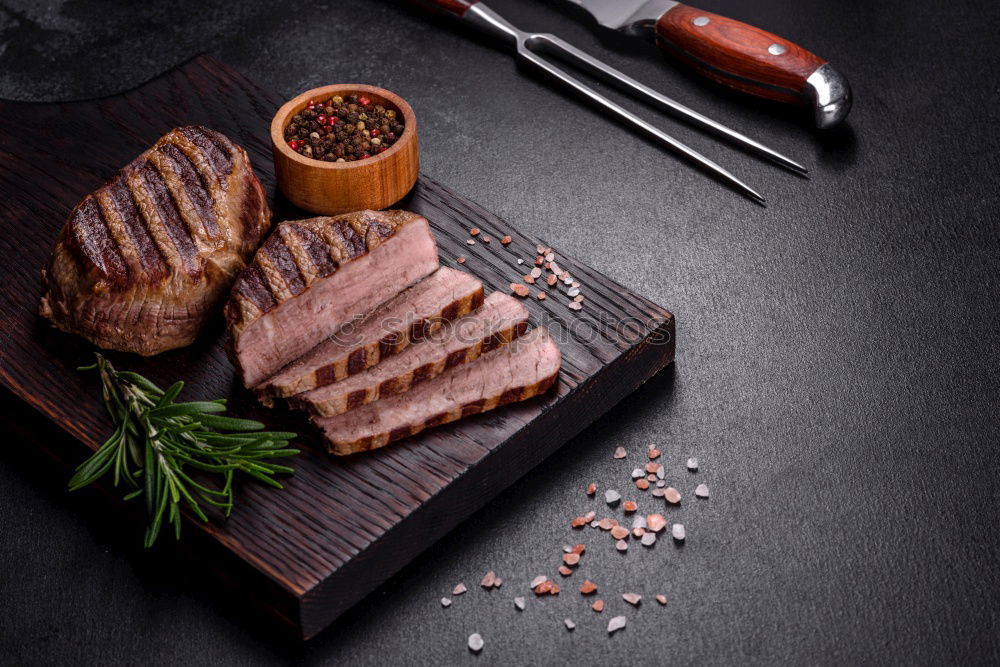 Similar – Image, Stock Photo Spices near tasty fried meat