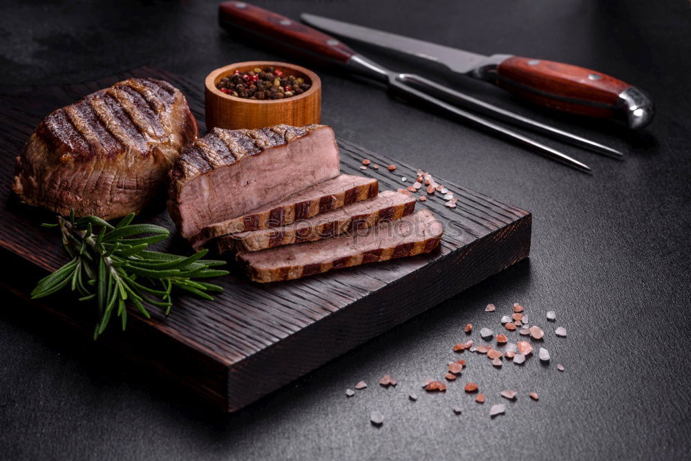 Similar – Image, Stock Photo Spices near tasty fried meat