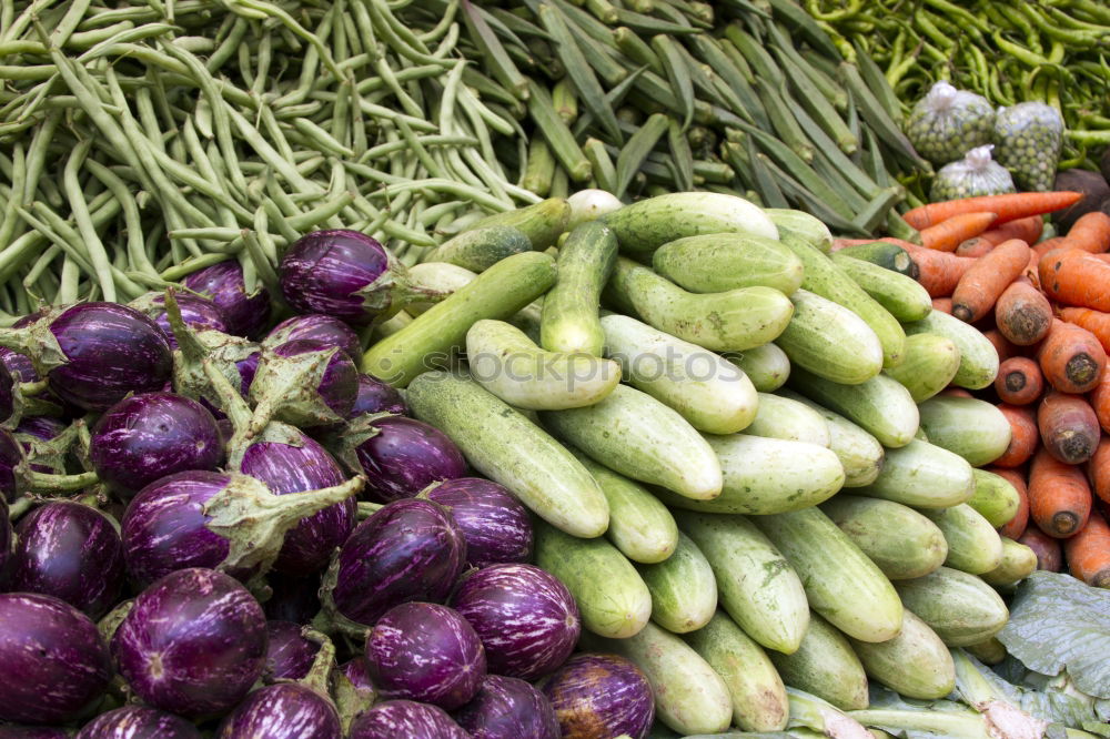 Similar – Image, Stock Photo vegetable stall Food