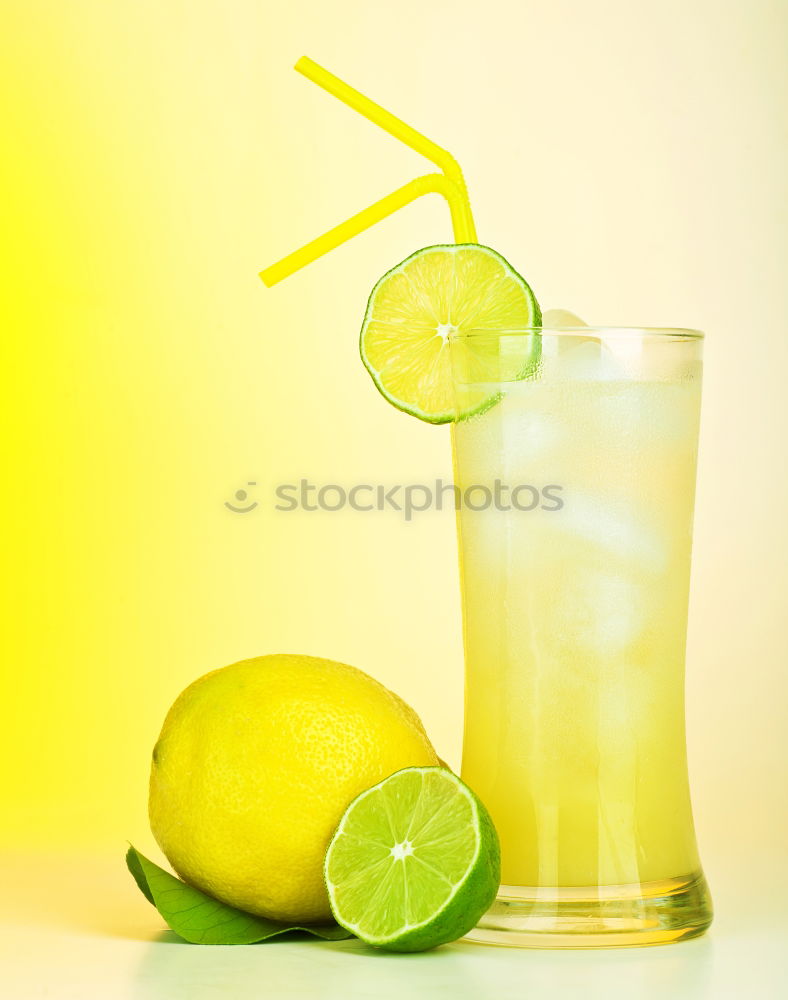 Similar – Image, Stock Photo Mojito cocktail in glass on yellow background