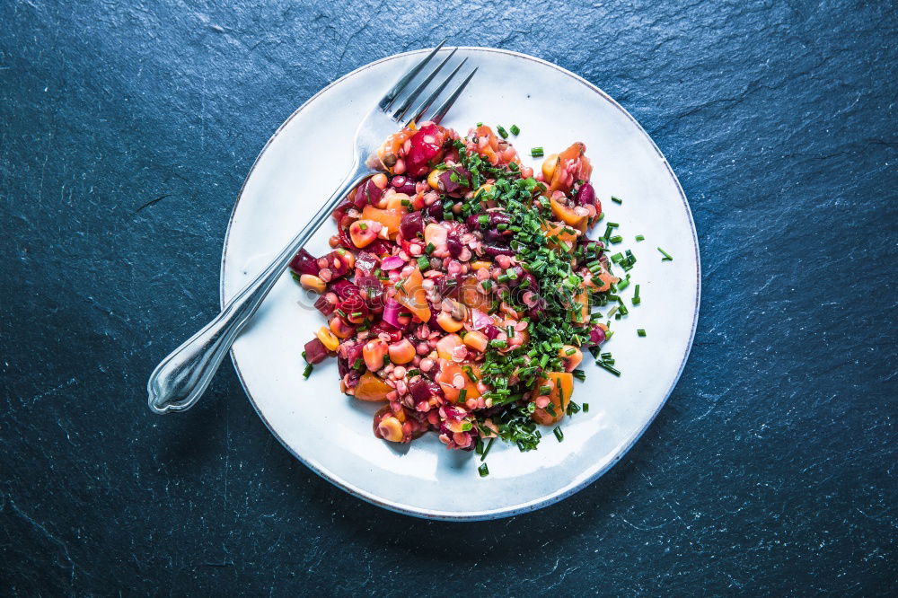 Similar – Image, Stock Photo Green potato salad with asparagus and beans