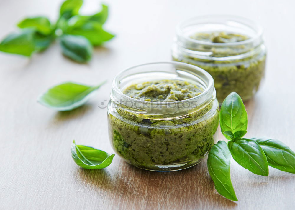 Similar – Image, Stock Photo Risotto with spinach cream in a bowl