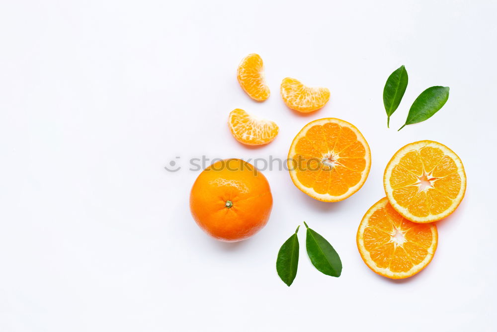 Image, Stock Photo Citrus fruits cut into slices