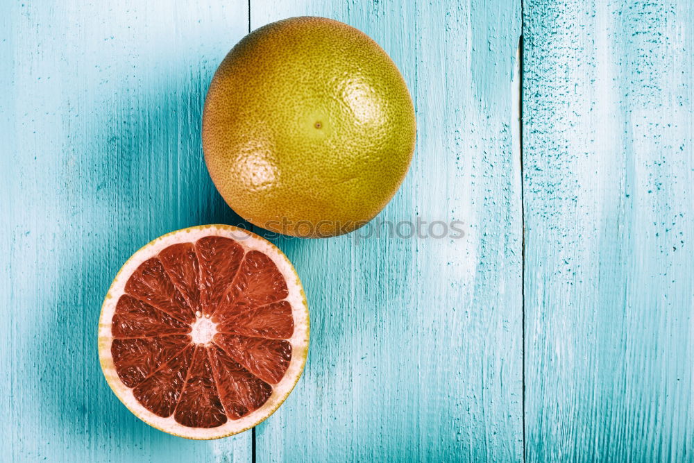 Image, Stock Photo Fresh Red Oranges On Wood Table