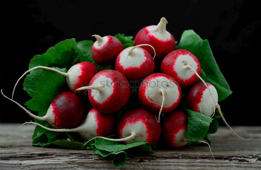 Image, Stock Photo Raw red beets are cut into pieces