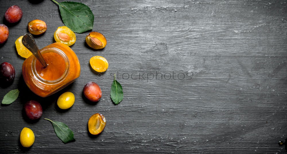 Similar – Image, Stock Photo Fresh plums with leaves