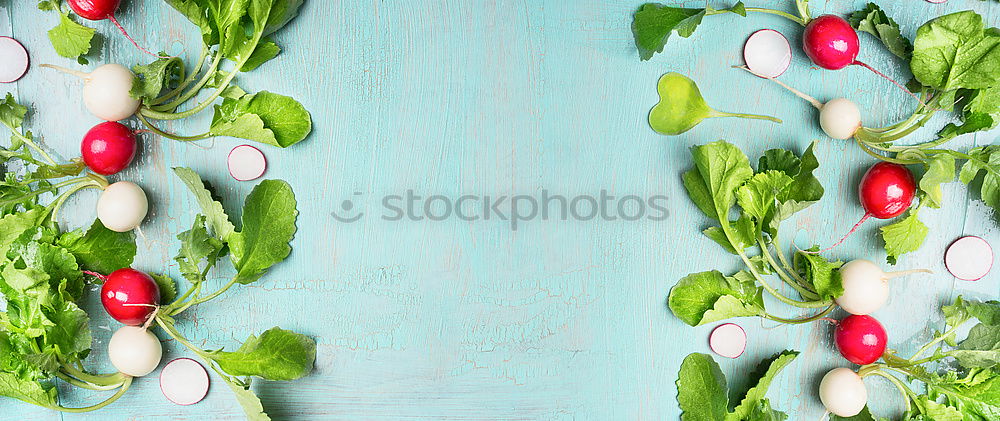 Similar – Image, Stock Photo Fresh chives with chilli and lemon