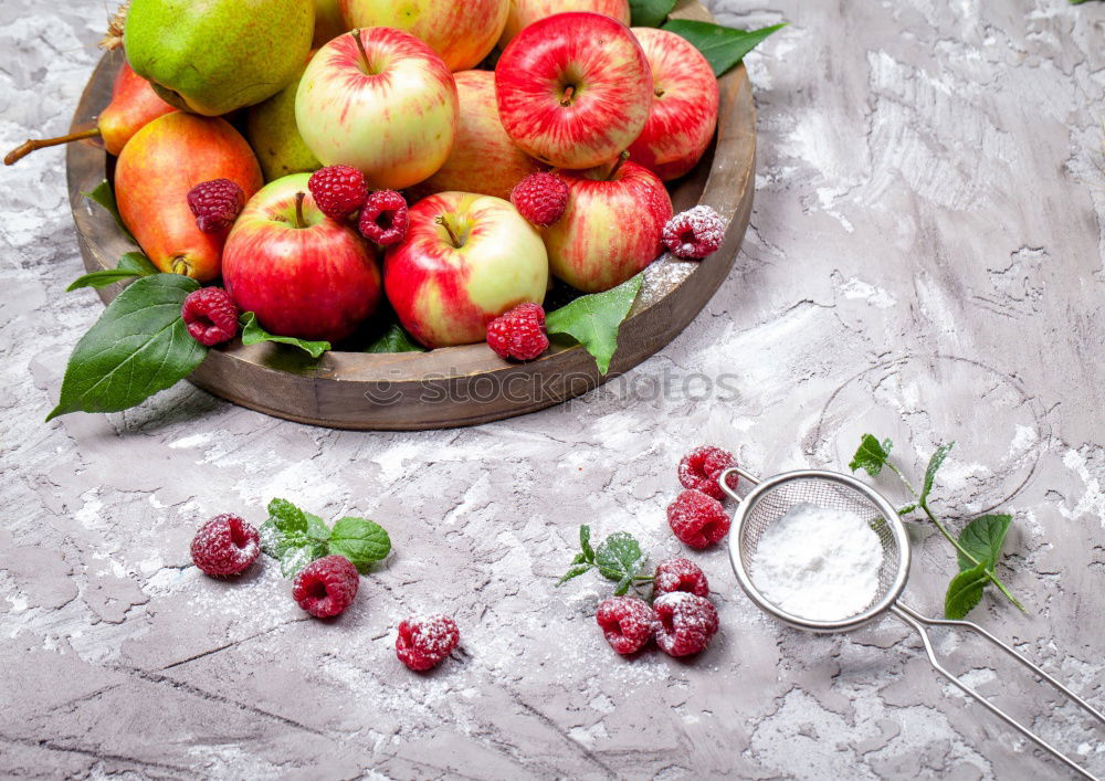 Similar – Image, Stock Photo Homemade jam on wooden table