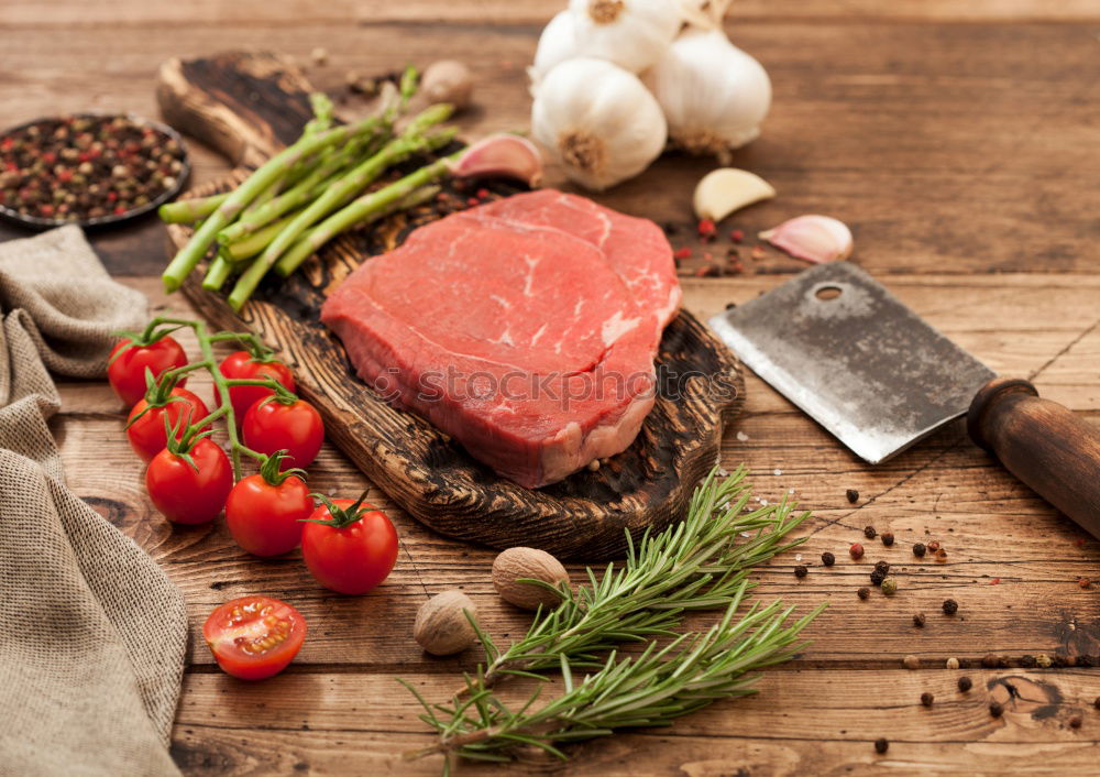 Similar – Image, Stock Photo preparation Food Meat